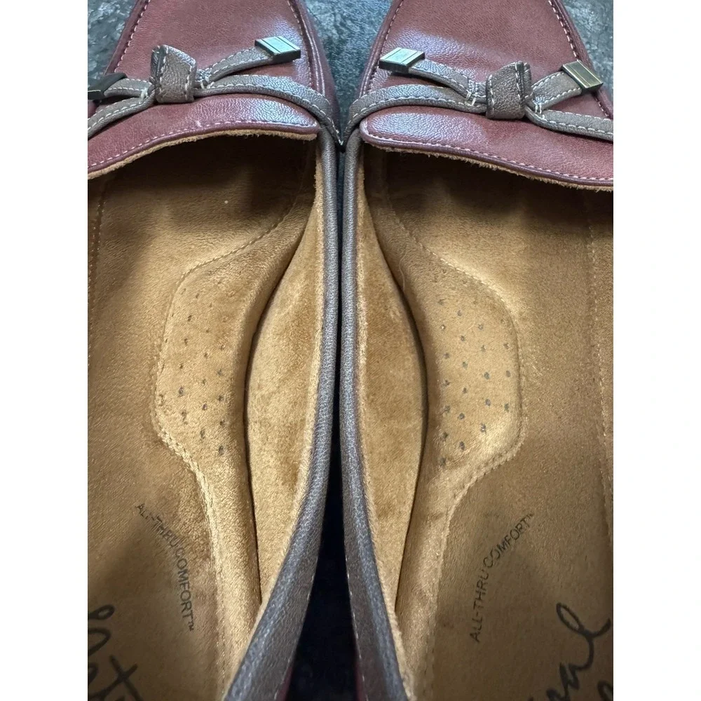 Natural Soul by Naturalizer Womens‎ Gracee All-Thru Comfort loafers Brown Sz 11M